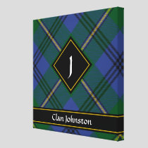 Clan Johnston Tartan Canvas Print