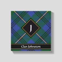 Clan Johnston Tartan Canvas Print