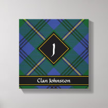 Clan Johnston Tartan Canvas Print