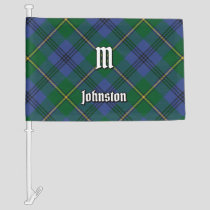 Clan Johnston Tartan Car Flag