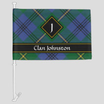 Clan Johnston Tartan Car Flag