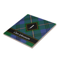 Clan Johnston Tartan Ceramic Tile