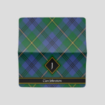 Clan Johnston Tartan Checkbook Cover