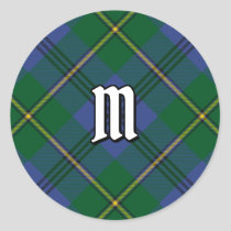 Clan Johnston Tartan Classic Round Sticker