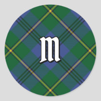 Clan Johnston Tartan Classic Round Sticker