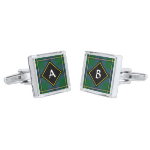Clan Johnston Tartan Cufflinks