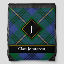 Clan Johnston Tartan Drawstring Bag