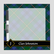 Clan Johnston Tartan Dry Erase Board