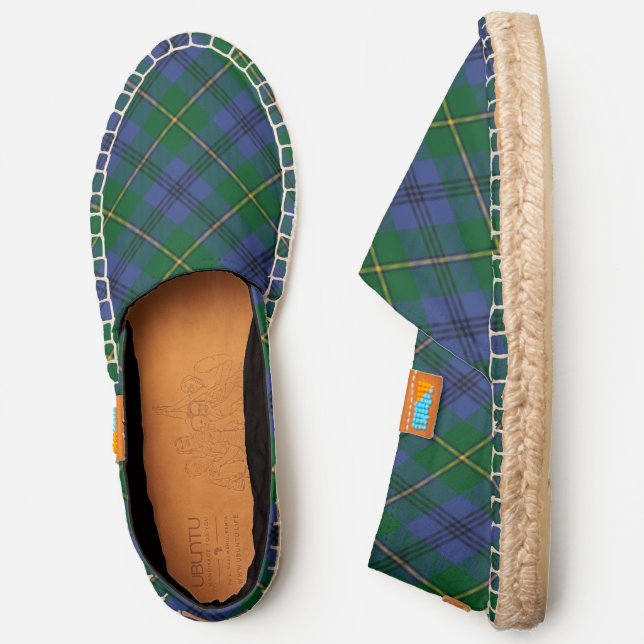 Clan Johnston Tartan Espadrilles (Side)