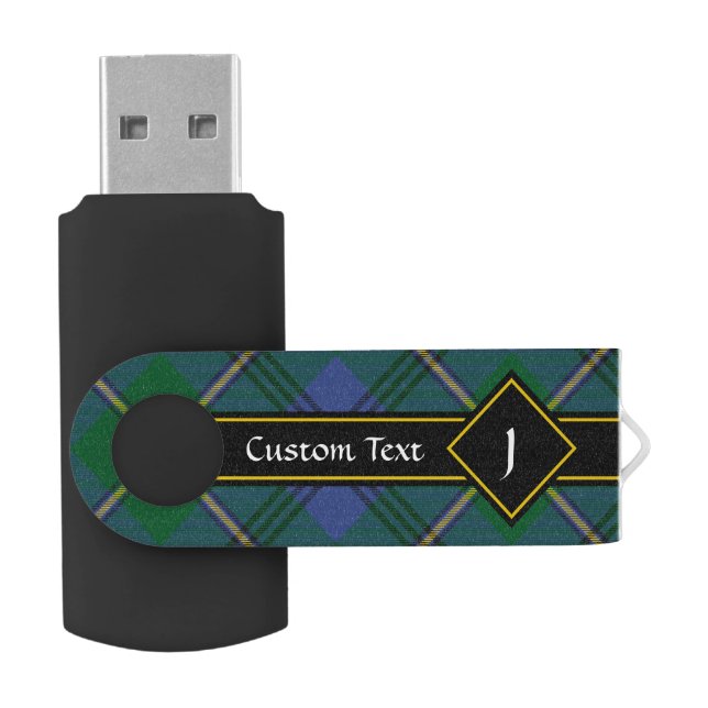 Clan Johnston Tartan Flash Drive (Opened)