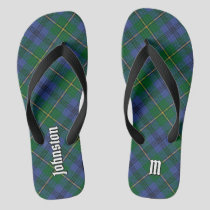 Clan Johnston Tartan Flip Flops