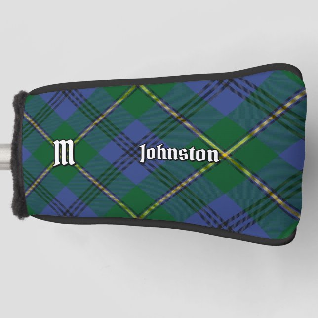 Clan Johnston Tartan Golf Head Cover (Front)