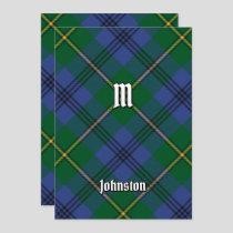 Clan Johnston Tartan Invitation