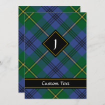 Clan Johnston Tartan Invitation