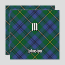 Clan Johnston Tartan Invitation