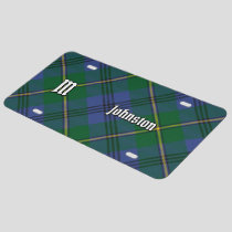 Clan Johnston Tartan License Plate