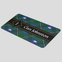 Clan Johnston Tartan License Plate