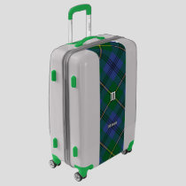 Clan Johnston Tartan Luggage