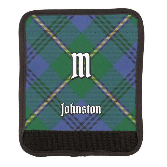 Clan Johnston Tartan Luggage Handle Wrap (Front)