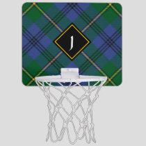 Clan Johnston Tartan Mini Basketball Hoop