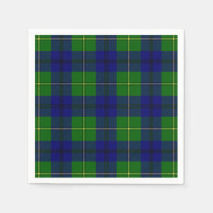 Clan Johnston Tartan Paper Napkins
