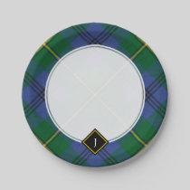 Clan Johnston Tartan Paper Plates