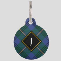 Clan Johnston Tartan Pet ID Tag