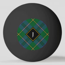 Clan Johnston Tartan Ping Pong Ball