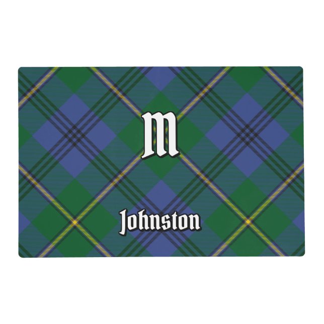 Clan Johnston Tartan Placemat (Front)