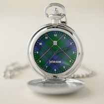 Clan Johnston Tartan Pocket Watch