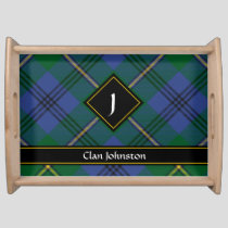 Clan Johnston Tartan Serving Tray