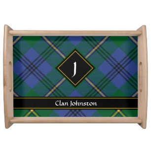 Clan Johnston Tartan Serving Tray