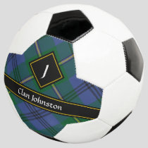 Clan Johnston Tartan Soccer Ball