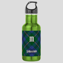 Clan Johnston Tartan Stainless Steel Water Bottle