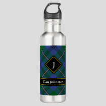 Clan Johnston Tartan Stainless Steel Water Bottle