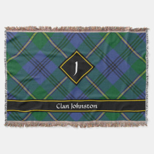 Clan Johnston Tartan Throw Blanket
