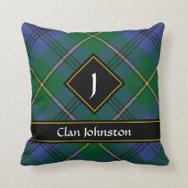 Clan Johnston Tartan Throw Pillow