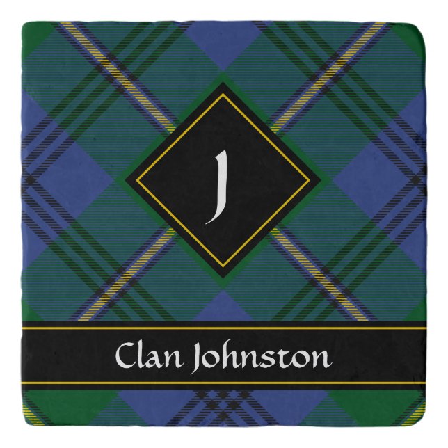 Clan Johnston Tartan Trivet (Front)