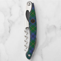 Clan Johnston Tartan Waiter's Corkscrew