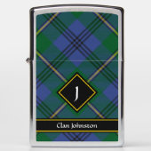 Clan Johnston Tartan Zippo Lighter (Front)