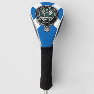 Clan Johnstone Crest & Tartan Golf Head Cover
