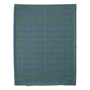 Clan Johnstone Johnston Scottish Accents Tartan Duvet Cover