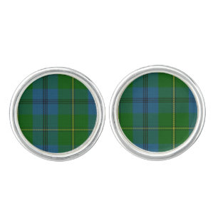 Clan Johnstone Tartan Cufflinks