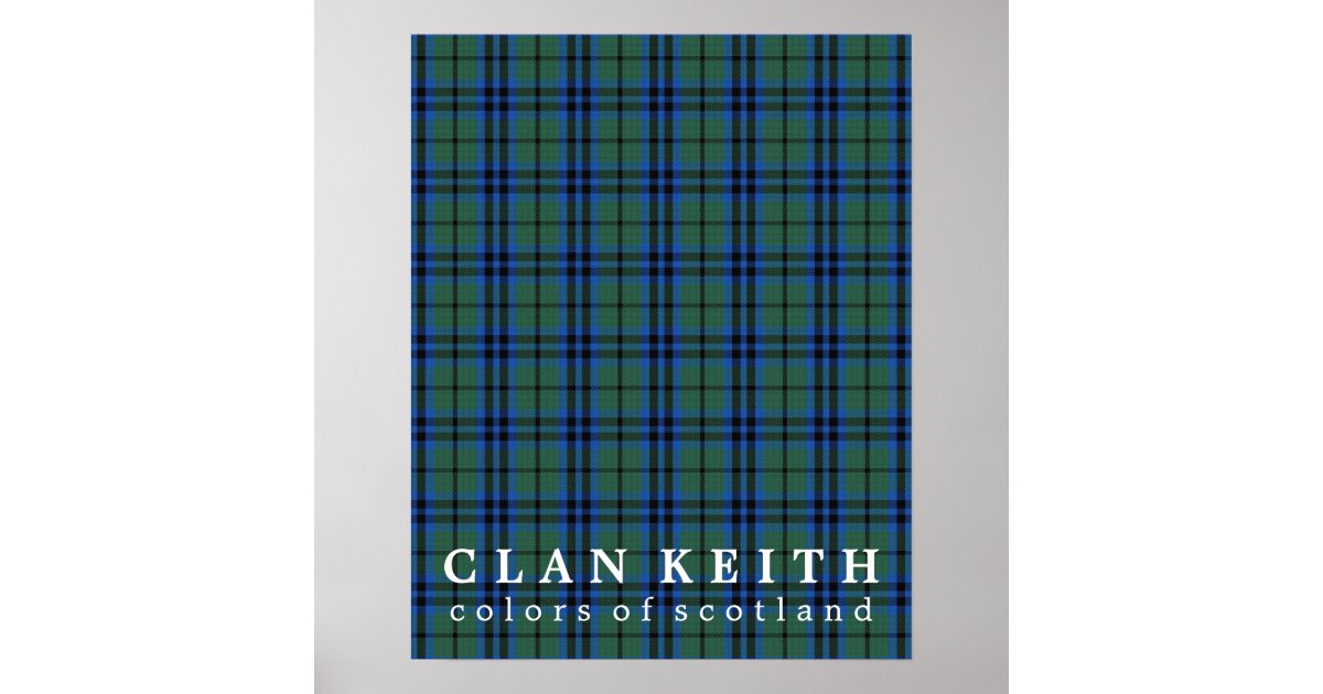 clan keith colors of scotland tartan poster zazzle com rsvp return cards