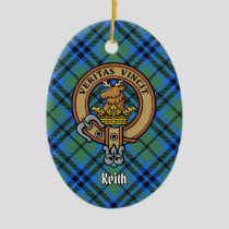 Clan Keith Crest Ceramic Ornament