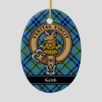 Clan Keith Crest Ceramic Ornament