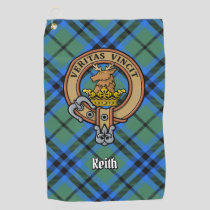 Clan Keith Crest Golf Towel