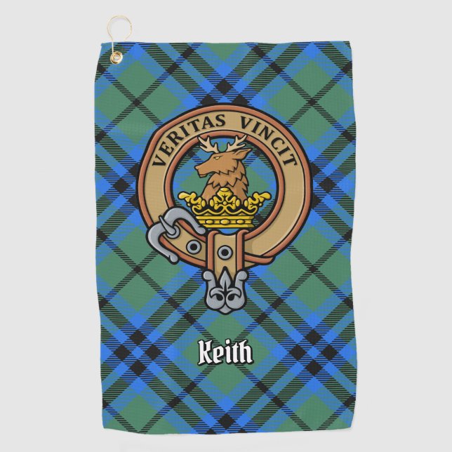 Clan Keith Crest Golf Towel (Front)