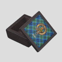 Clan Keith Crest over Tartan Gift Box