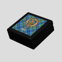 Clan Keith Crest over Tartan Gift Box